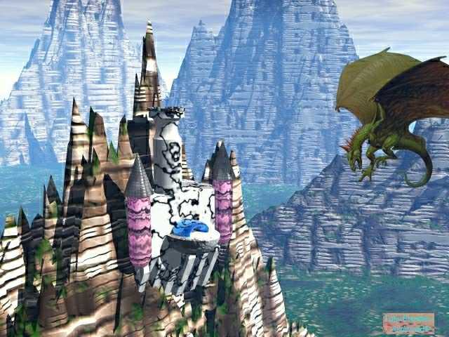 Mountain Castle Dragon